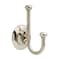 Liberty Hardware Delta Porter 5.98 in. H X 3.78 in. W X 2.95 in. L Brushed Nickel Robe Hook 78435-BN1 - alternate 1